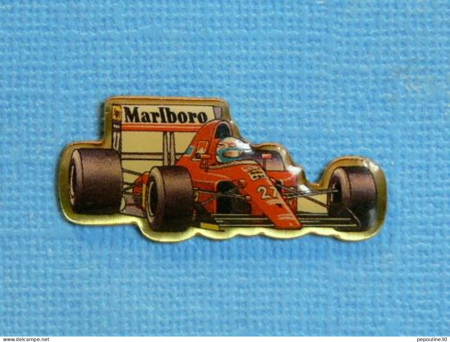 1 PIN'S /  ** FORMULE 1 " FERRARI 412 T2 " N°27 /  ALAIN PROST -1991 ** - Ferrari