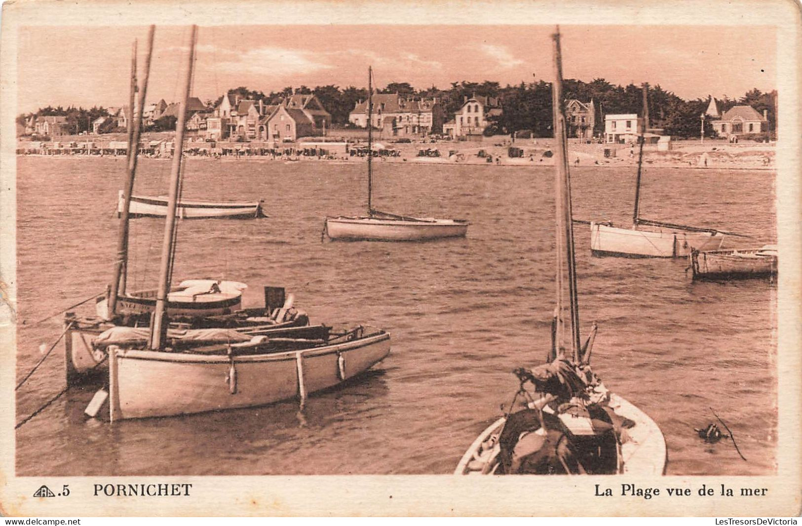 FRANCE - Pornichet - La Plage Vue De La Mer - Carte Postale Ancienne - Pornichet