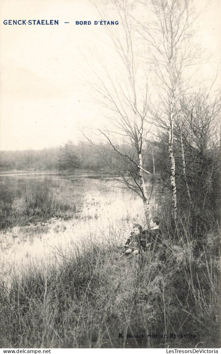 BELGIQUE - Genk Staelen - Bord D'étang - Carte Postale Ancienne - Genk