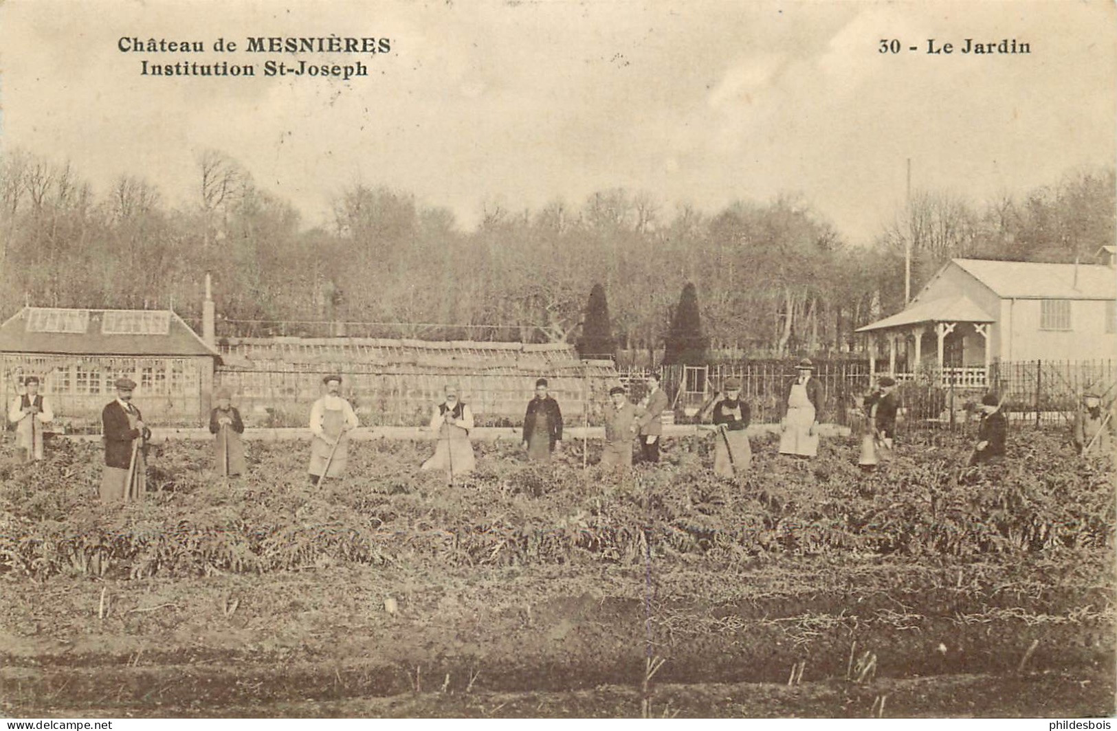 SEINE MARITIME  MESNIERES  Institution St Joseph  Le Jardin - Mesnières-en-Bray