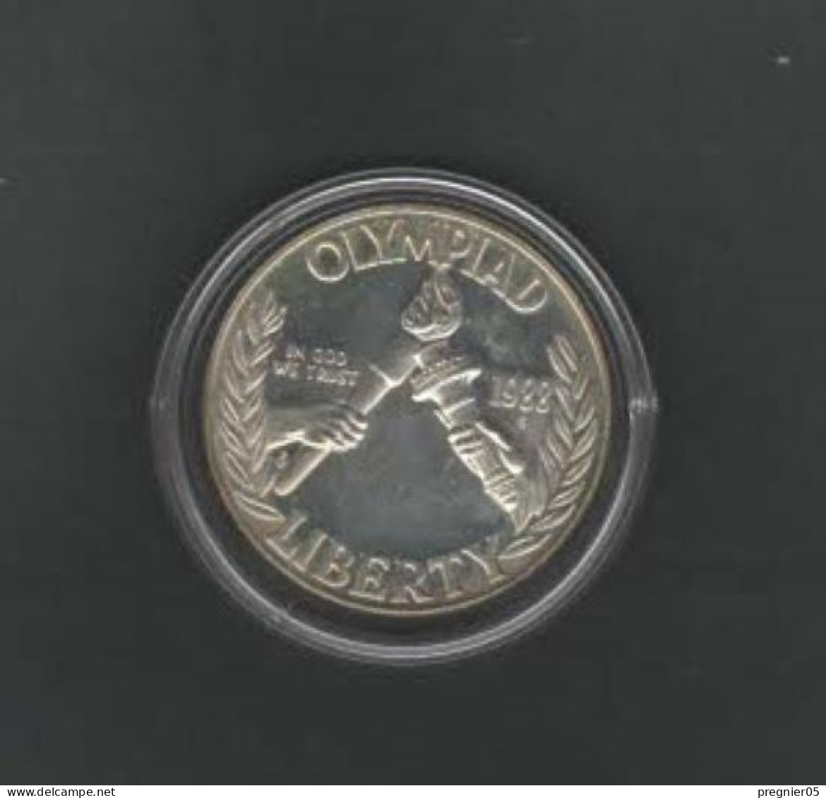 USA - Coffret Pièce 1 $ Olympic 1988  Silver Proof - Sammlungen