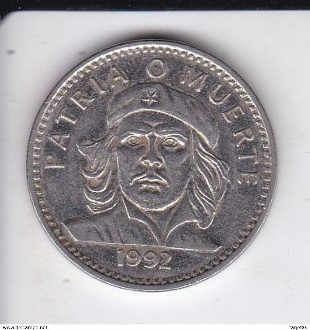 MONEDA DE CUBA DE 3 PESOS DEL AÑO 1992 DEL CHE GUEVARA (COIN) - Kuba