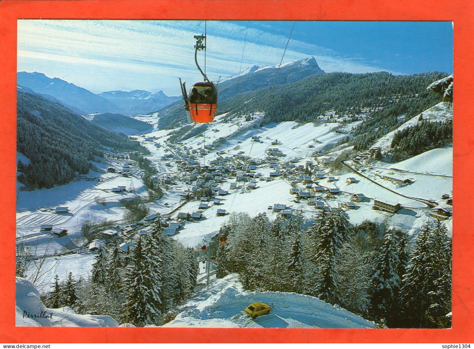 LE GRAND-BORNAND - Du Télécabine De La Joyère, Vue Générale De La Station Village - Le Grand Bornand