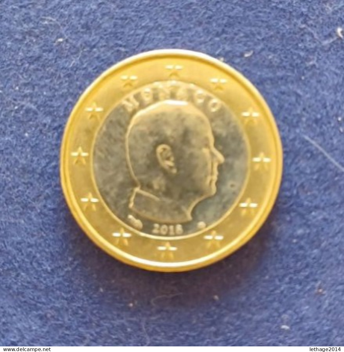 COIN MONACO 1 EURO 2018 PRINCIPE ALBERTO II ISSUED 1 MIL. - Monaco