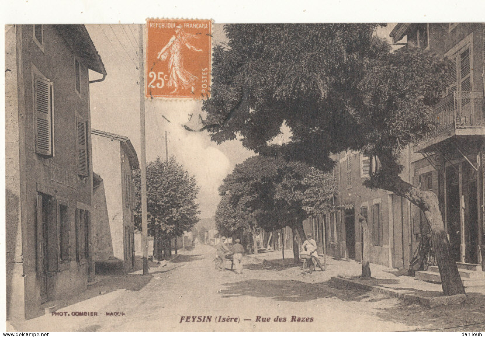 69 // FEYZIN  (écrit FEYSIN Sur La Carte)   Rue Des Razes - Feyzin