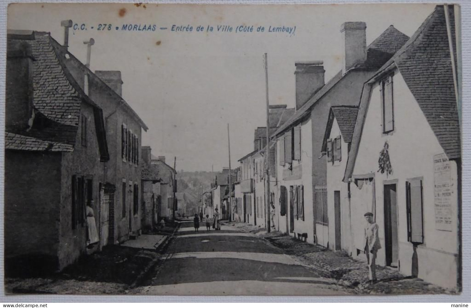 MORLAAS - Entrée De La Ville (Côté De Lembay) - Voir état Dos - Morlaas