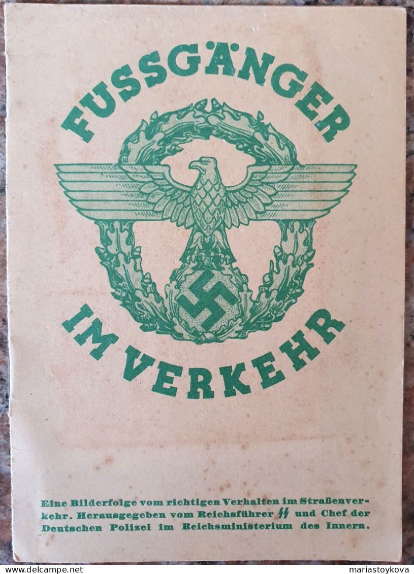 1937. 3rd Reich Issue. "Fußgänger Im Verkehr" - Matériel Et Accessoires