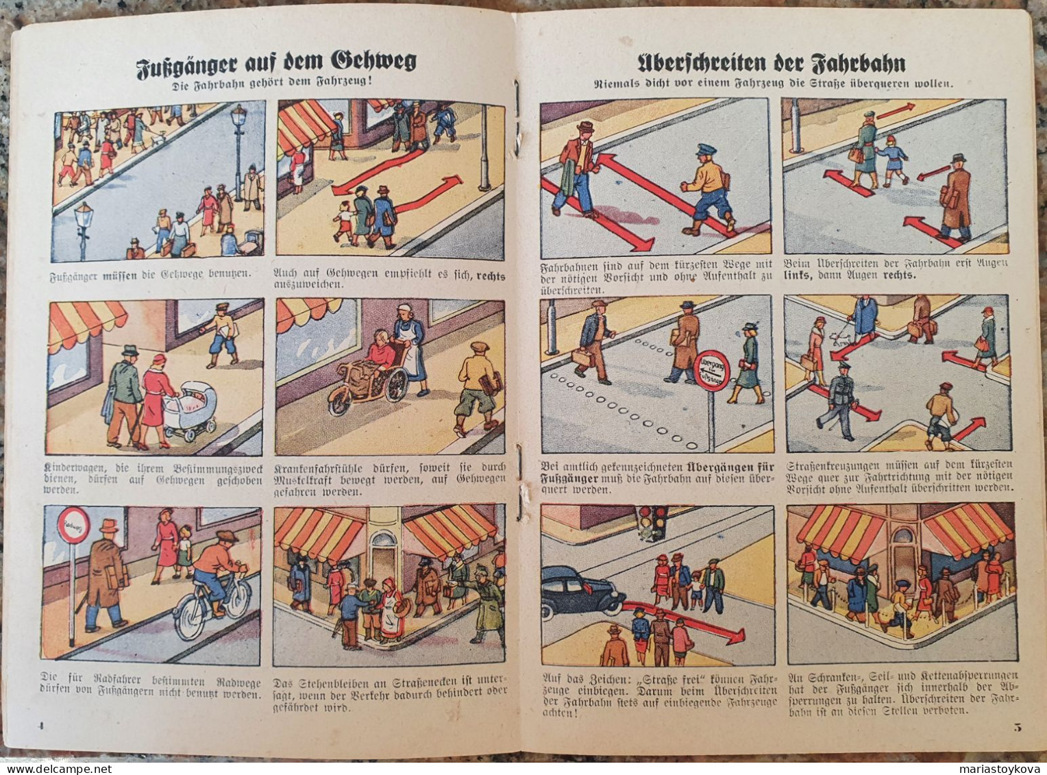 1937. 3rd Reich Issue. "Fußgänger Im Verkehr" - Material Und Zubehör