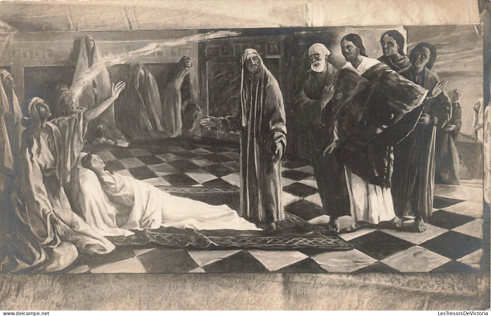 PEINTURES - TABLEAUX - La Résurrection - Carte Postale Ancienne - Malerei & Gemälde