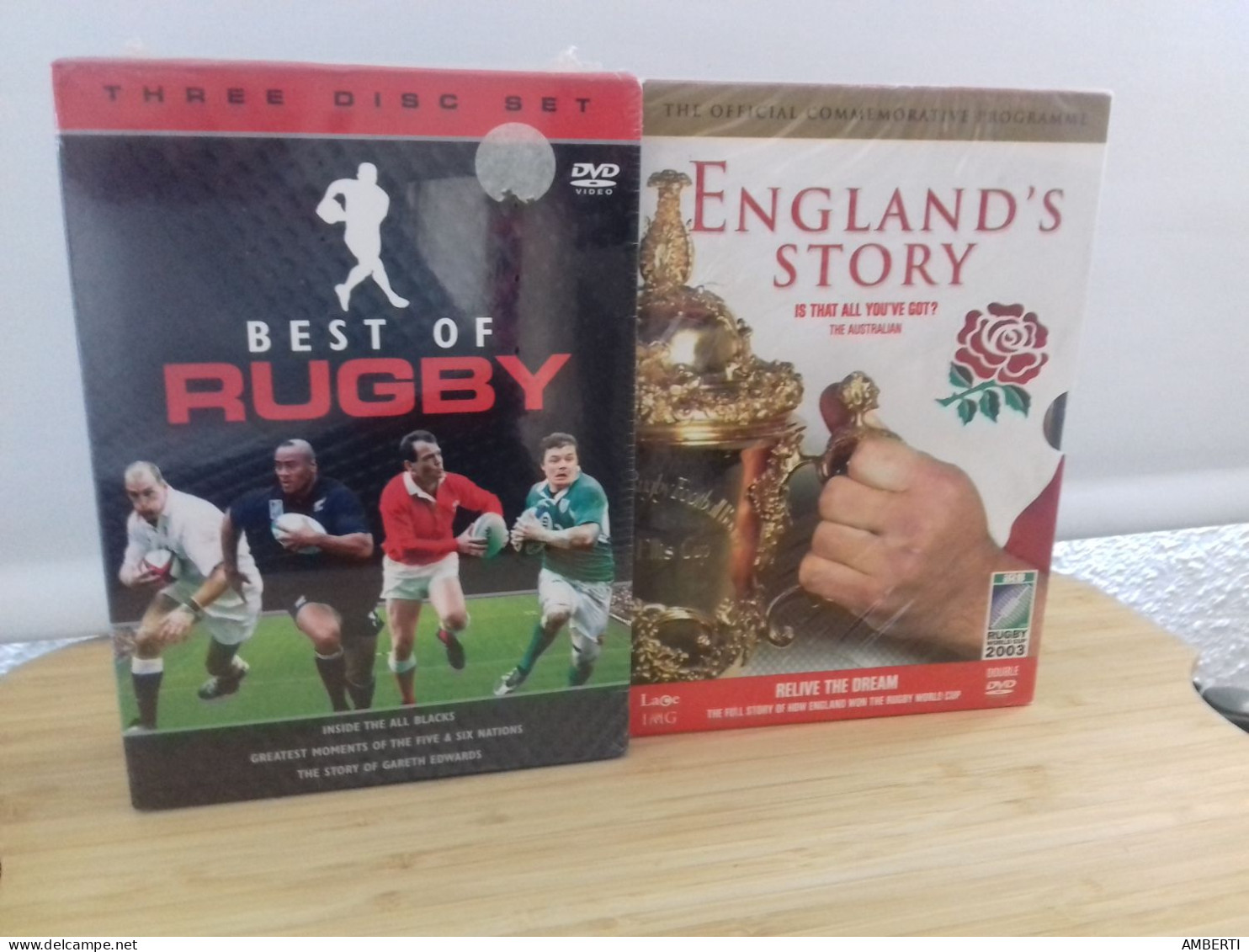 Lote DVD Rugby "BEST OF RUGBY" + ENGLAND'S STORY - Sports