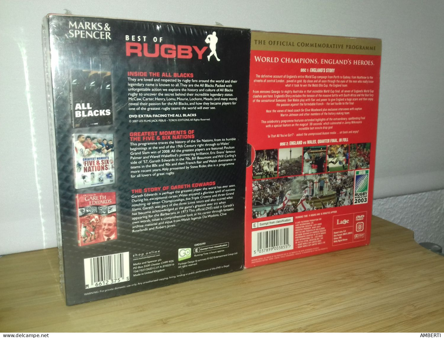 Lote DVD Rugby "BEST OF RUGBY" + ENGLAND'S STORY - Deporte