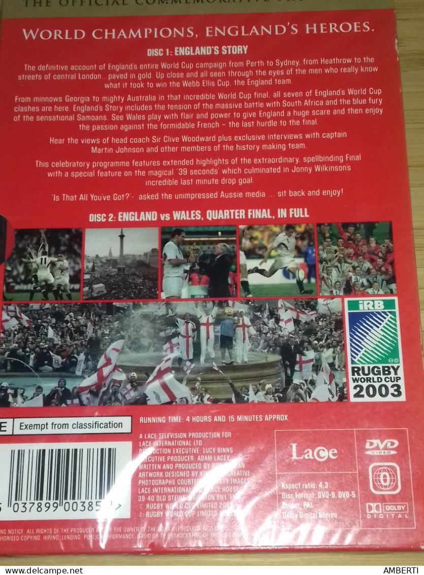 Lote DVD Rugby "BEST OF RUGBY" + ENGLAND'S STORY - Sport