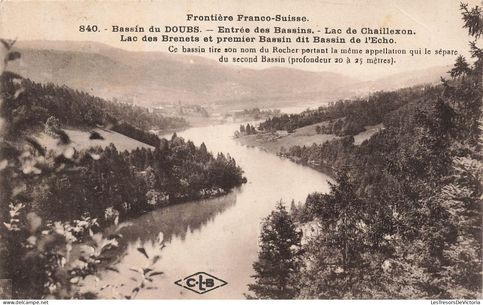 FRANCE - Doubs - Bassin Du Doubs - Entrée Des Bassins... - Carte Postale Ancienne - Sonstige & Ohne Zuordnung