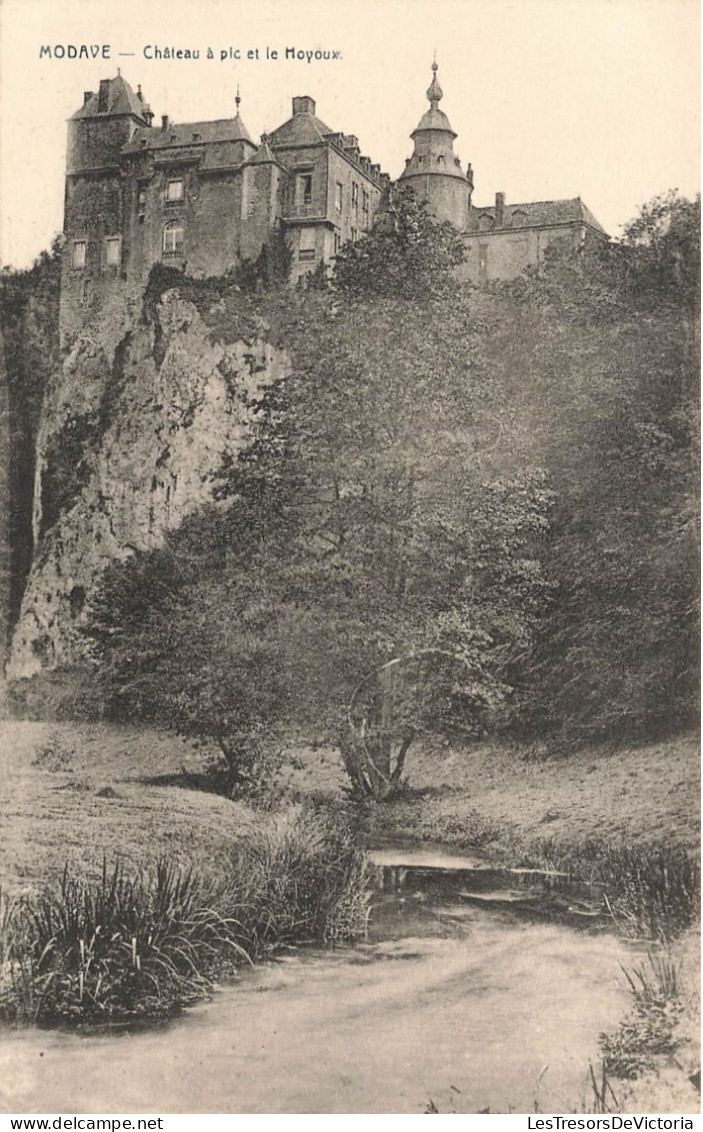 BELGIQUE - Modave - Château à Pic Et Le Hoyoux - Carte Postale Ancienne - Modave