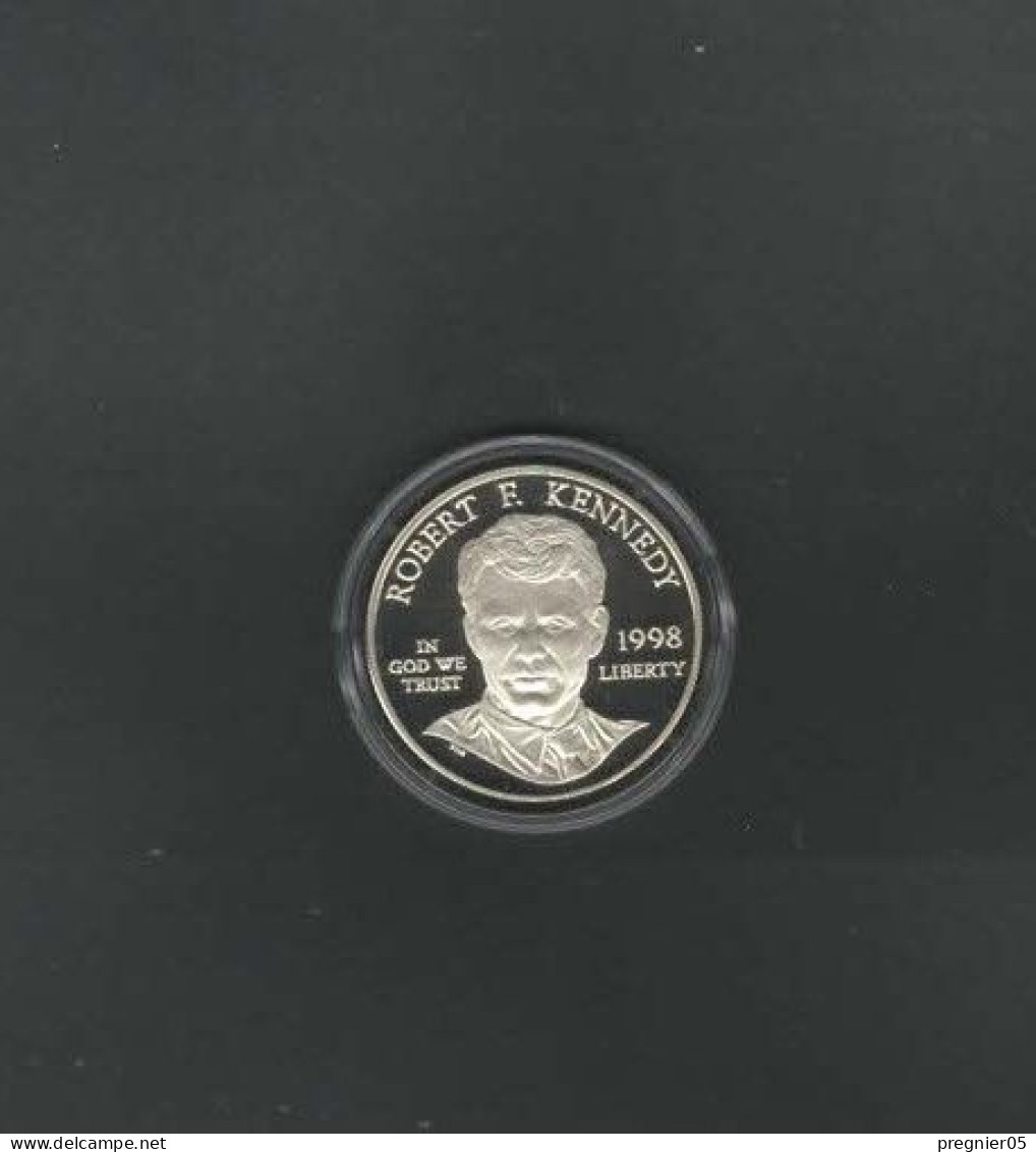 USA - Coffret Pièce 1 $  R. Kennedy Silver Proof 1998 - Collezioni, Lotti Misti