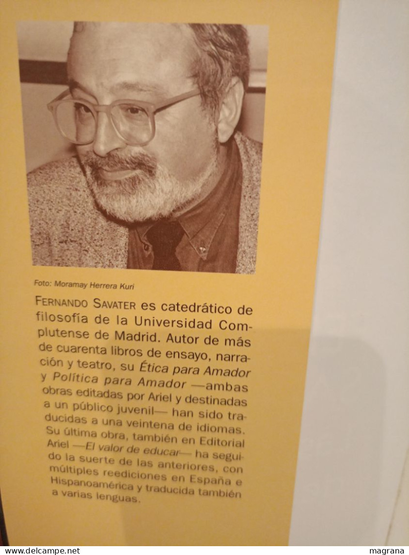 Las Preguntas De La Vida. Fernando Savater. 3a Edición. Ariel. 1999. 289 Páginas. - Culture