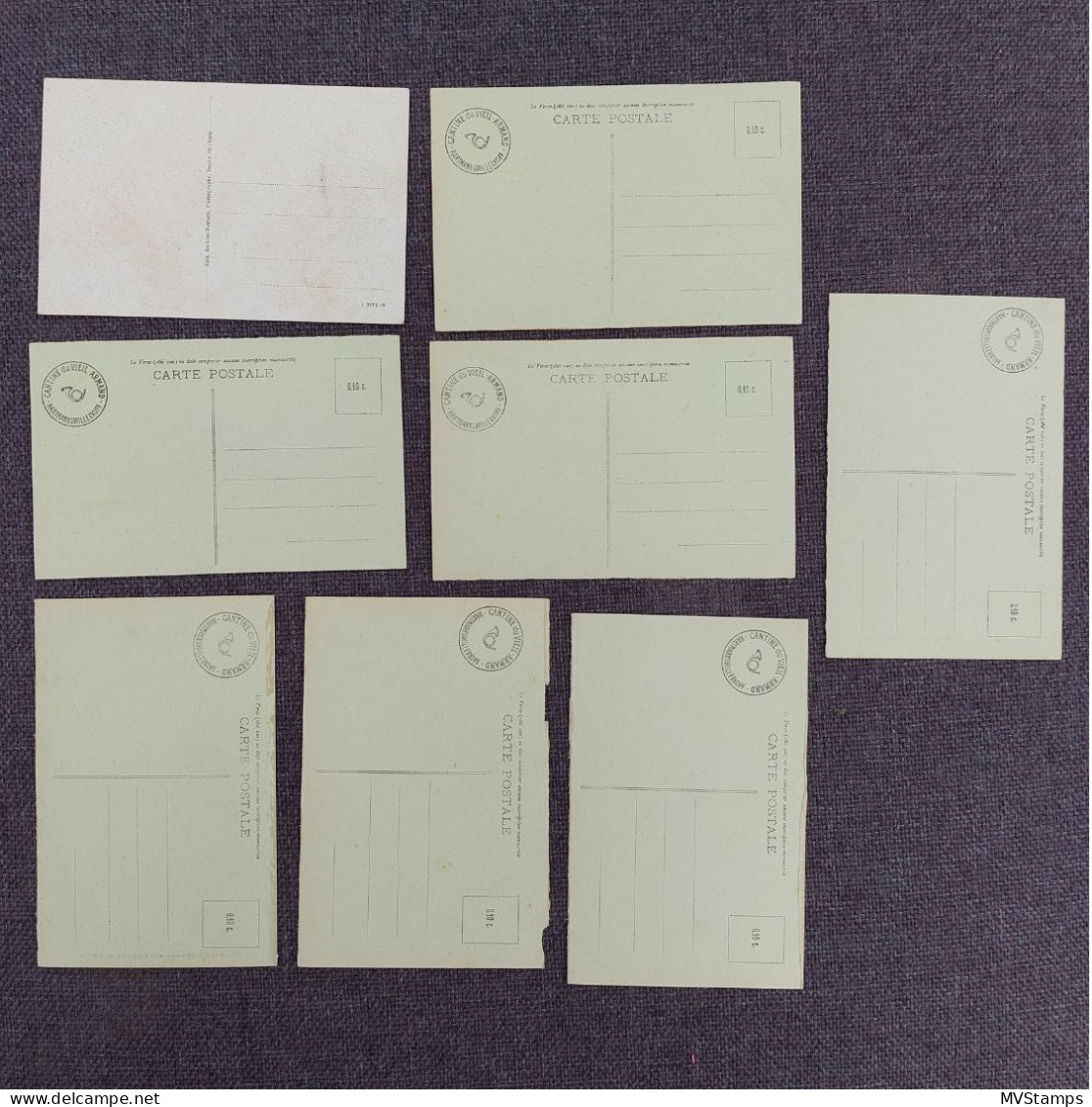 Schweiz 8 Alte Postkarten Vieil Armand/Hartmannswillerkopf Ungebraucht - Wil
