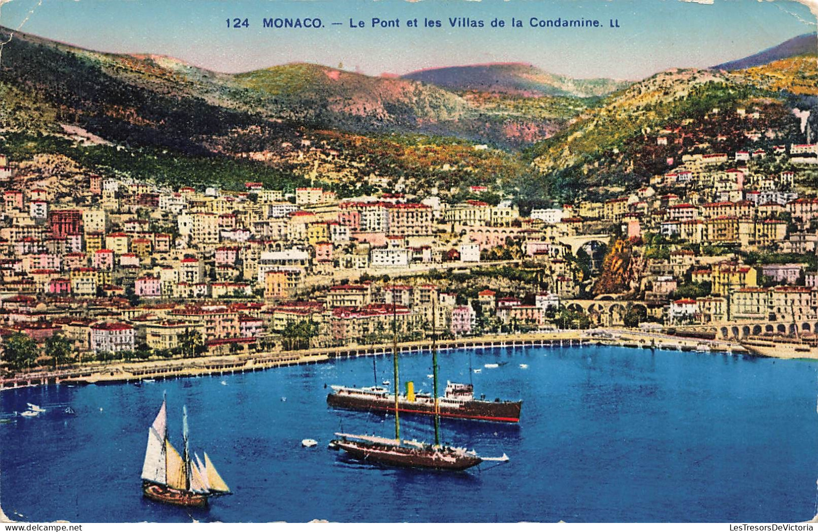 MONACO - Le Pont Et Les Villas De La Condamine - Colorisé - Carte Postale - La Condamine