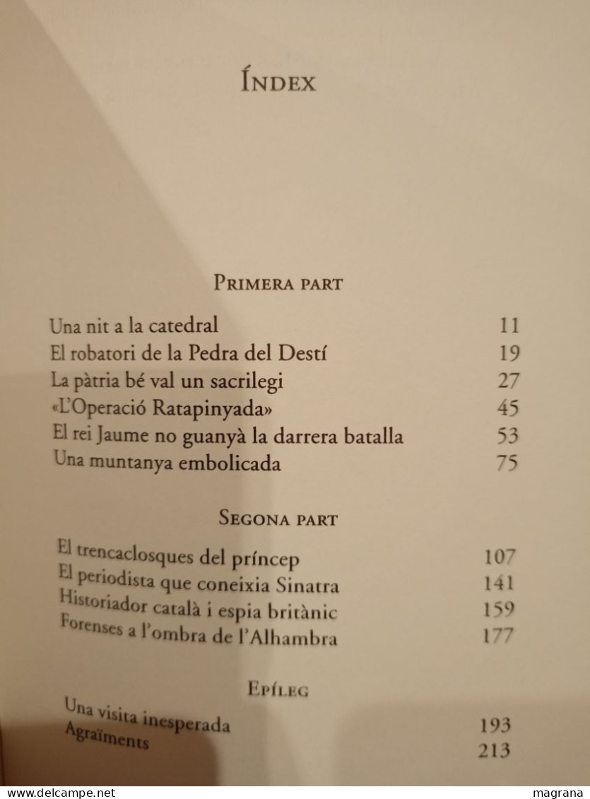 El Segrest Del Rei. Màrius Carol. Editorial Planeta. 2003. 215 Pàgines. - Romane