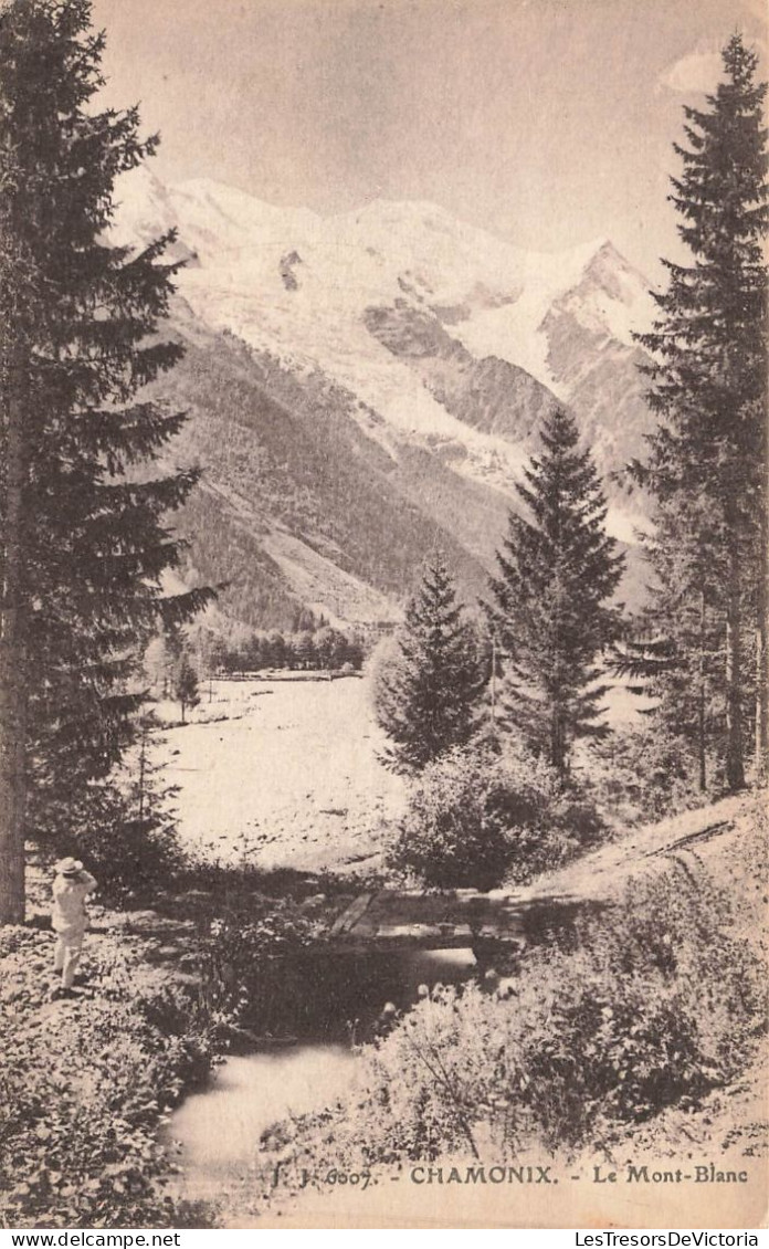 FRANCE - Chamonix - Le Mont Blanc - Carte Postale Ancienne - Chamonix-Mont-Blanc
