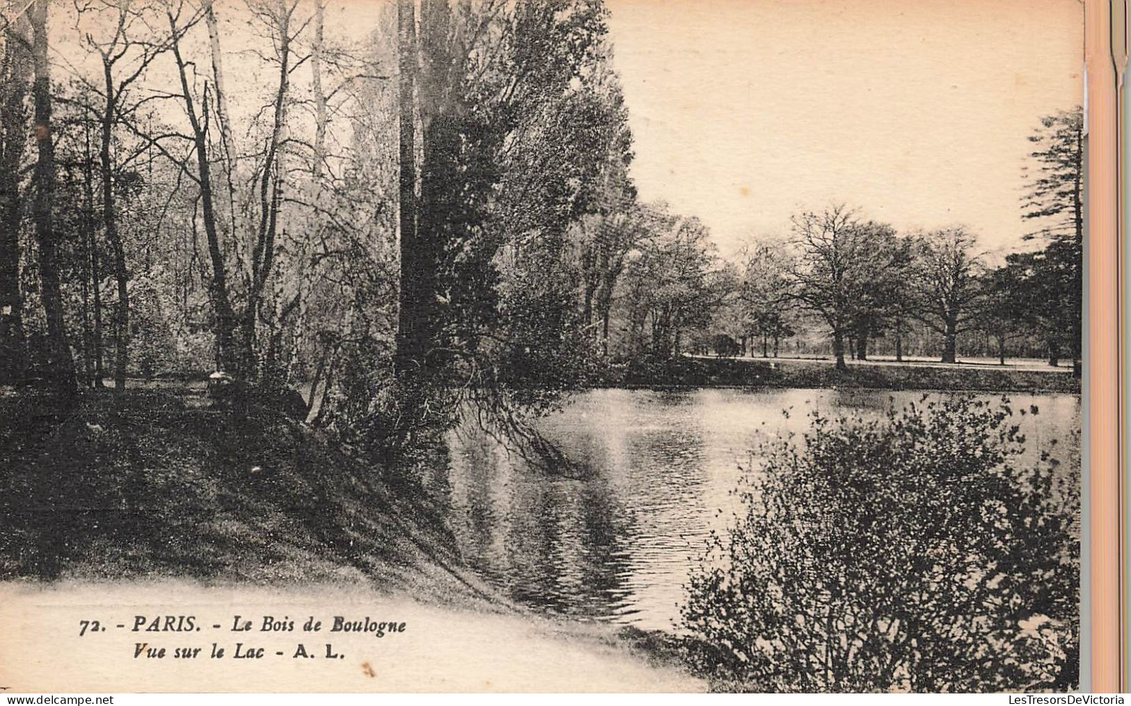 FRANCE - Paris - Le Bois De Boulogne - Vue Sur Le Lac - Carte Postale Ancienne - Parques, Jardines