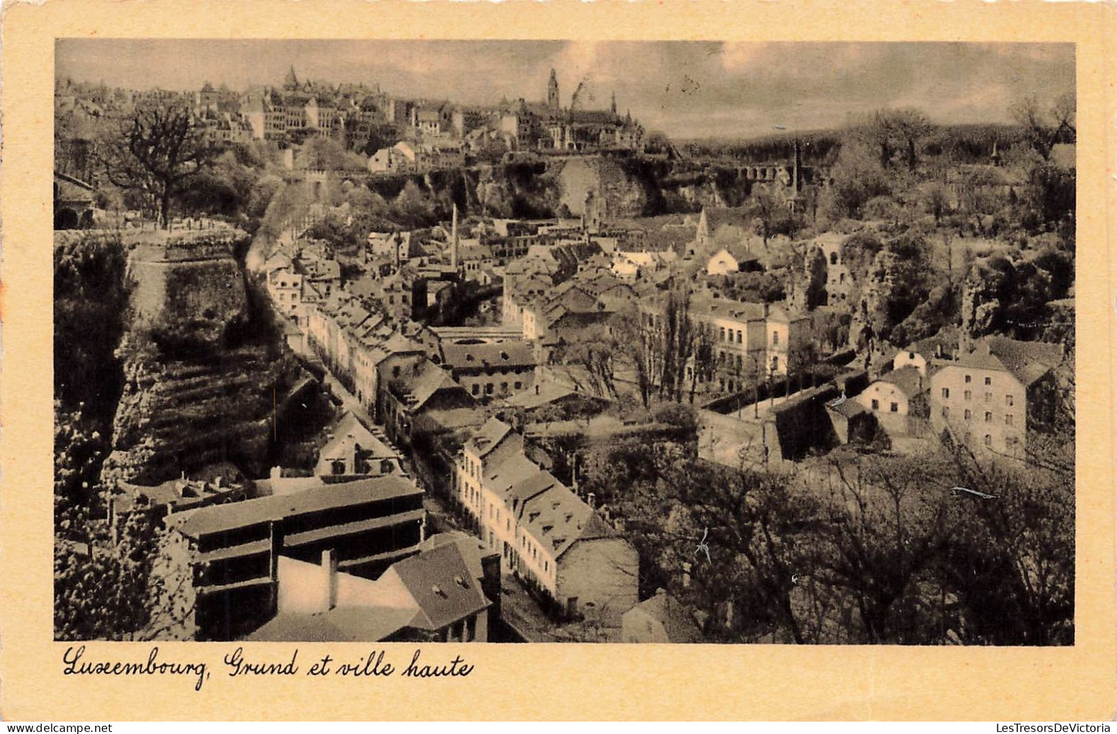 LUXEMBOURG - Grund Et Ville Haute - Carte Postale Ancienne - Lussemburgo - Città