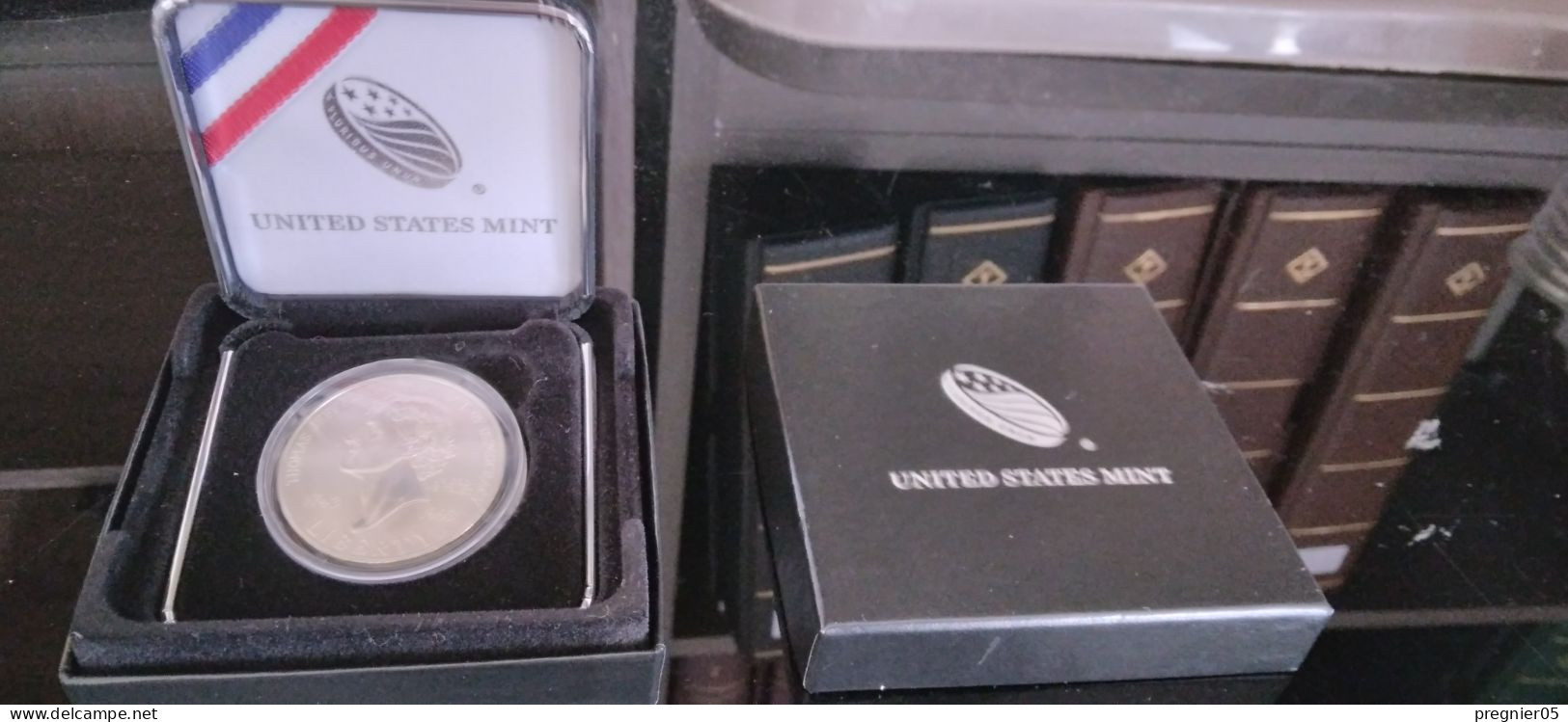 Baisse De Prix USA - Coffret Pièce 1 $  Th. Jefferson Silver Proof 2013 - Verzamelingen