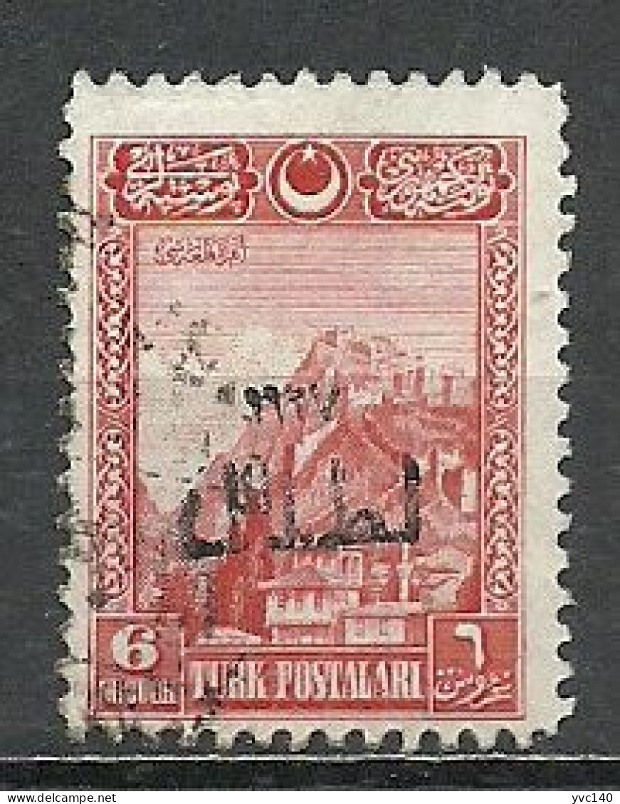 Turkey; 1927 Overprinted 1st Smyrna Exhibition Stamp 6 K. - Gebraucht