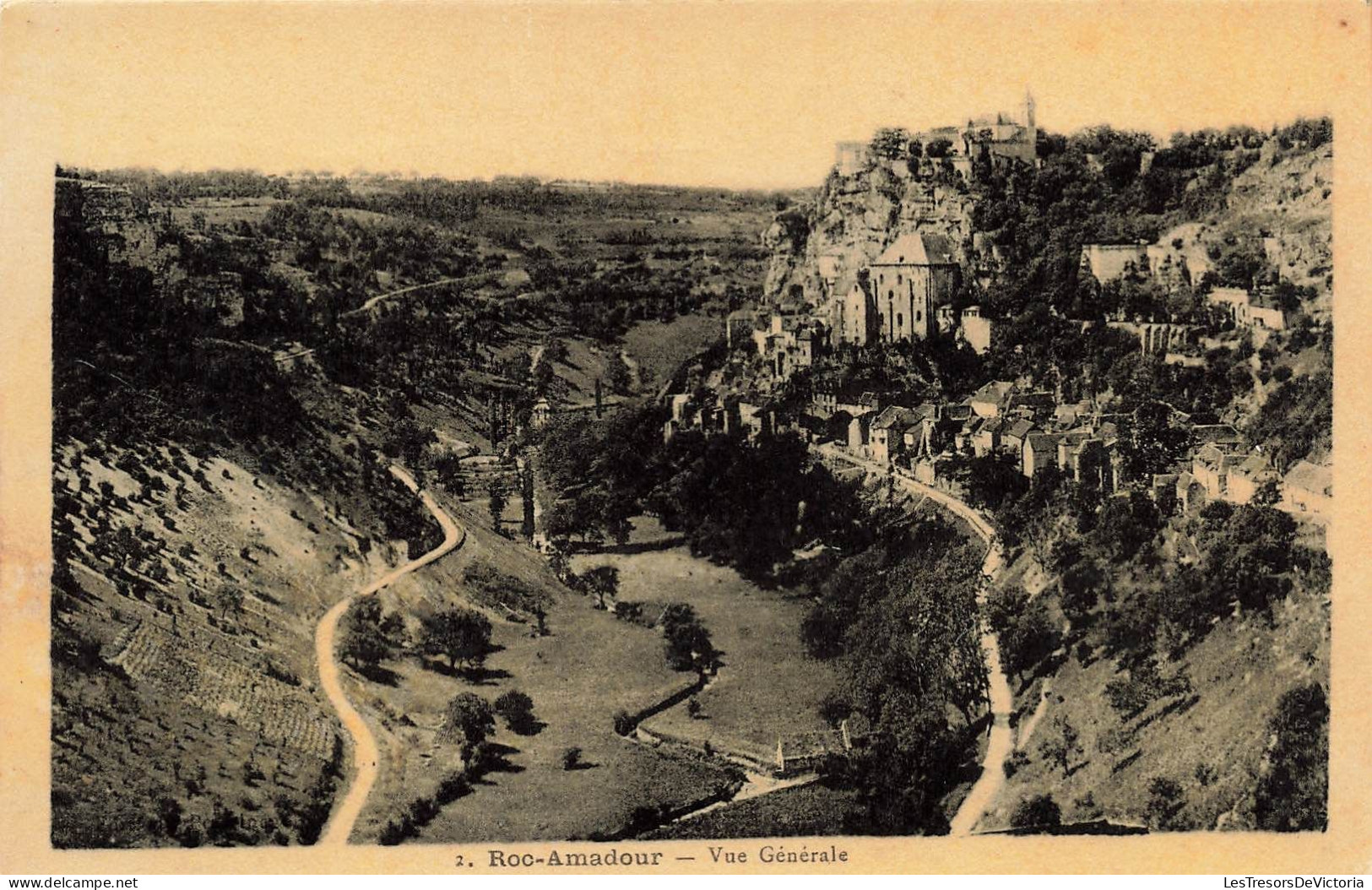 FRANCE - Roc Amadour - Vue Générale Sur La Ville - Carte Postale Ancienne - Rocamadour