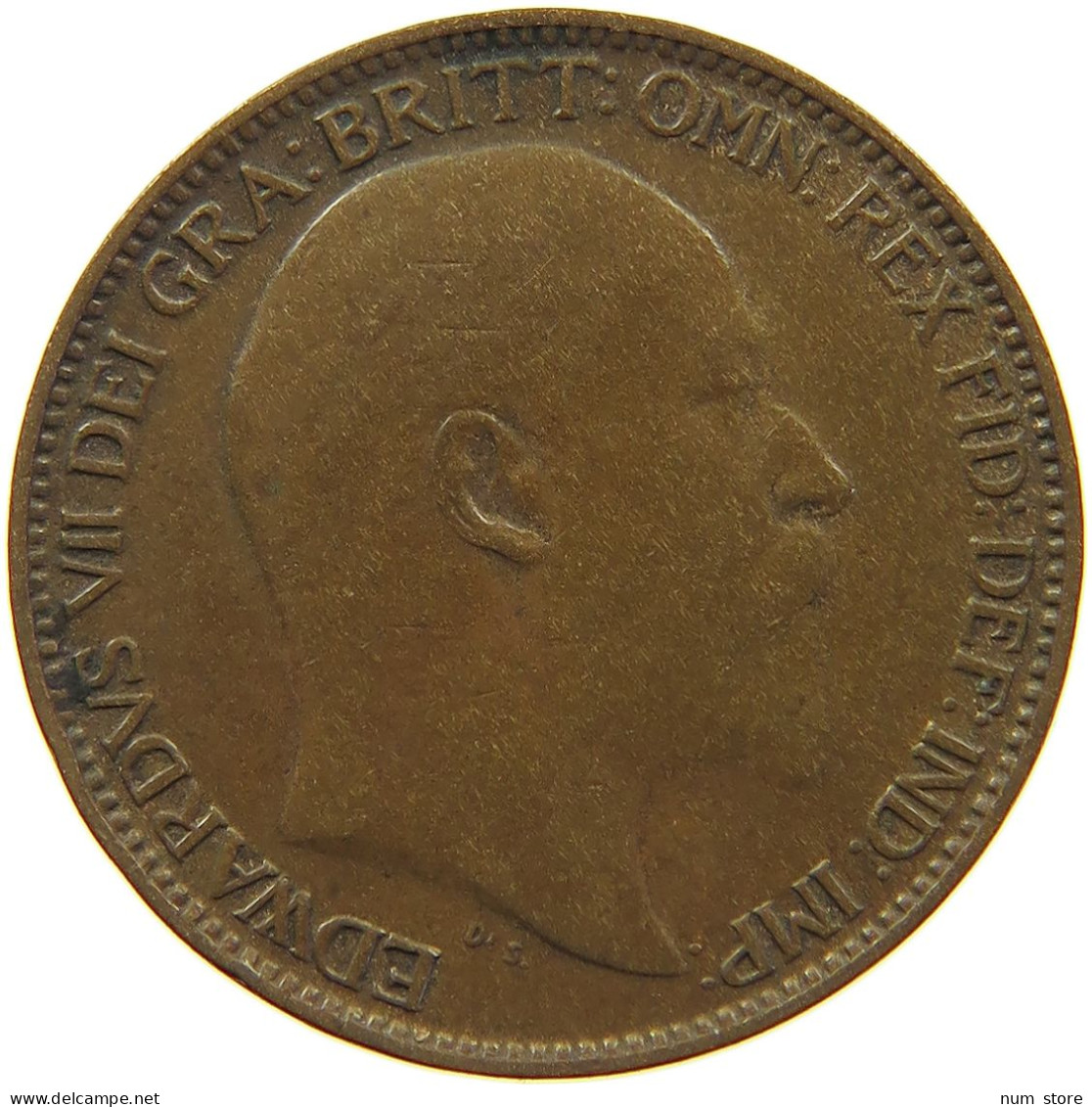 GREAT BRITAIN FARTHING 1907 #c062 0039 - B. 1 Farthing