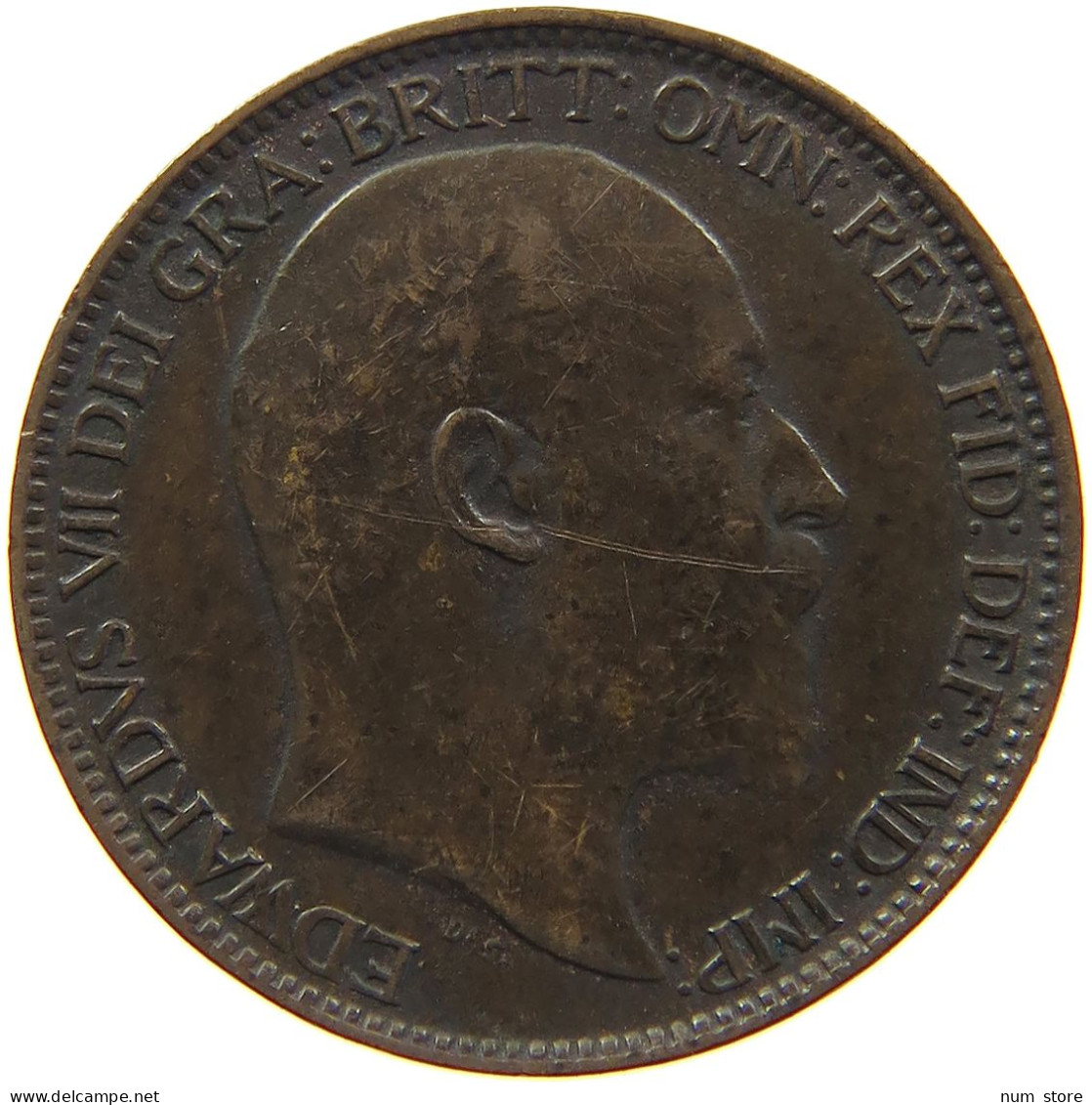 GREAT BRITAIN FARTHING 1903 #c062 0045 - B. 1 Farthing