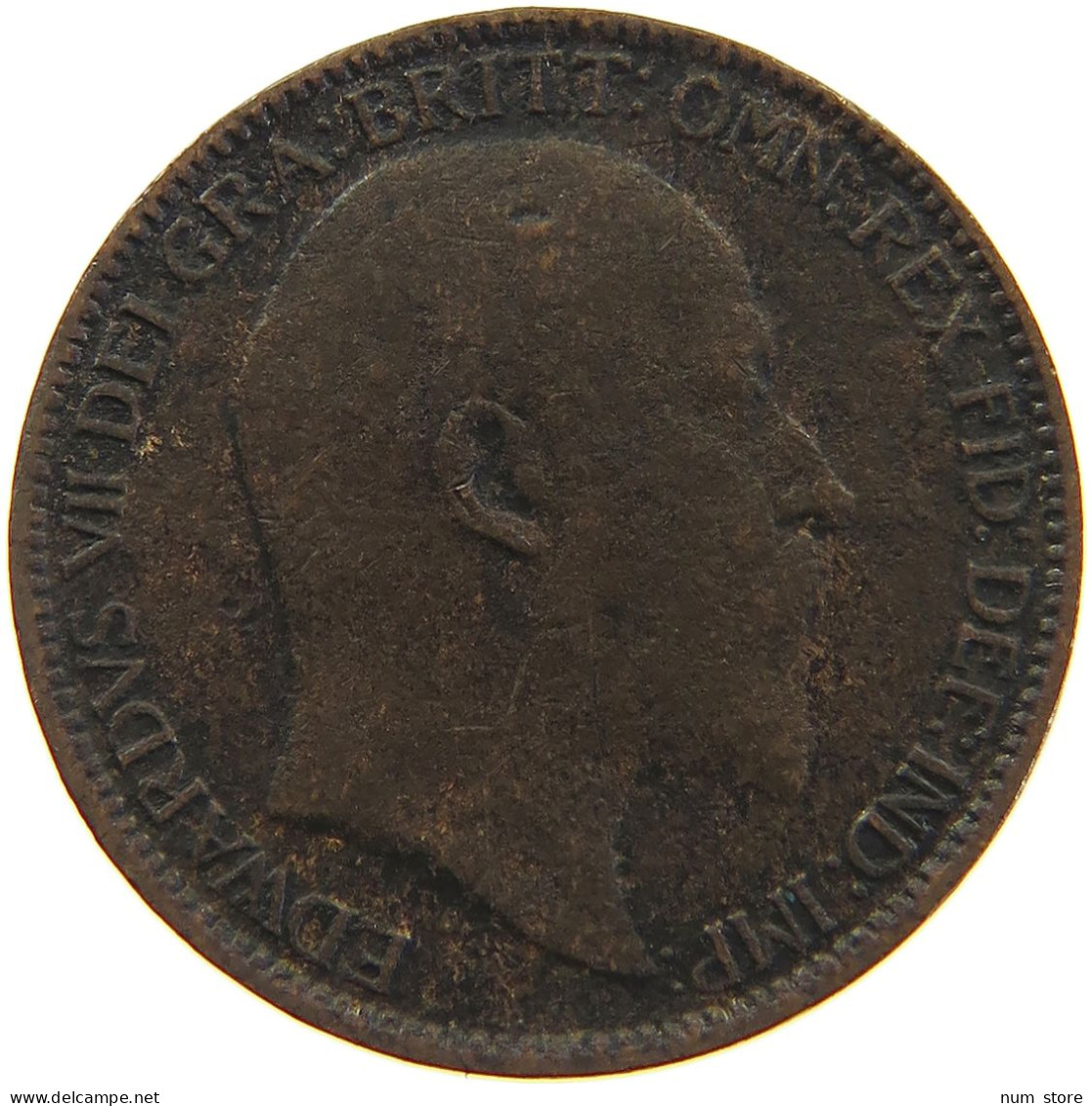 GREAT BRITAIN FARTHING 1902 #a066 0777 - B. 1 Farthing