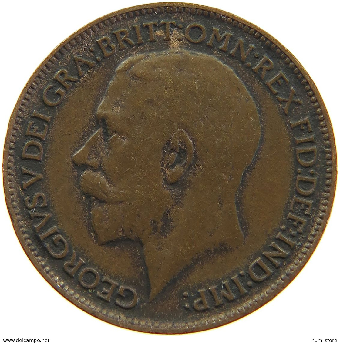 GREAT BRITAIN FARTHING 1911 #a011 1045 - B. 1 Farthing