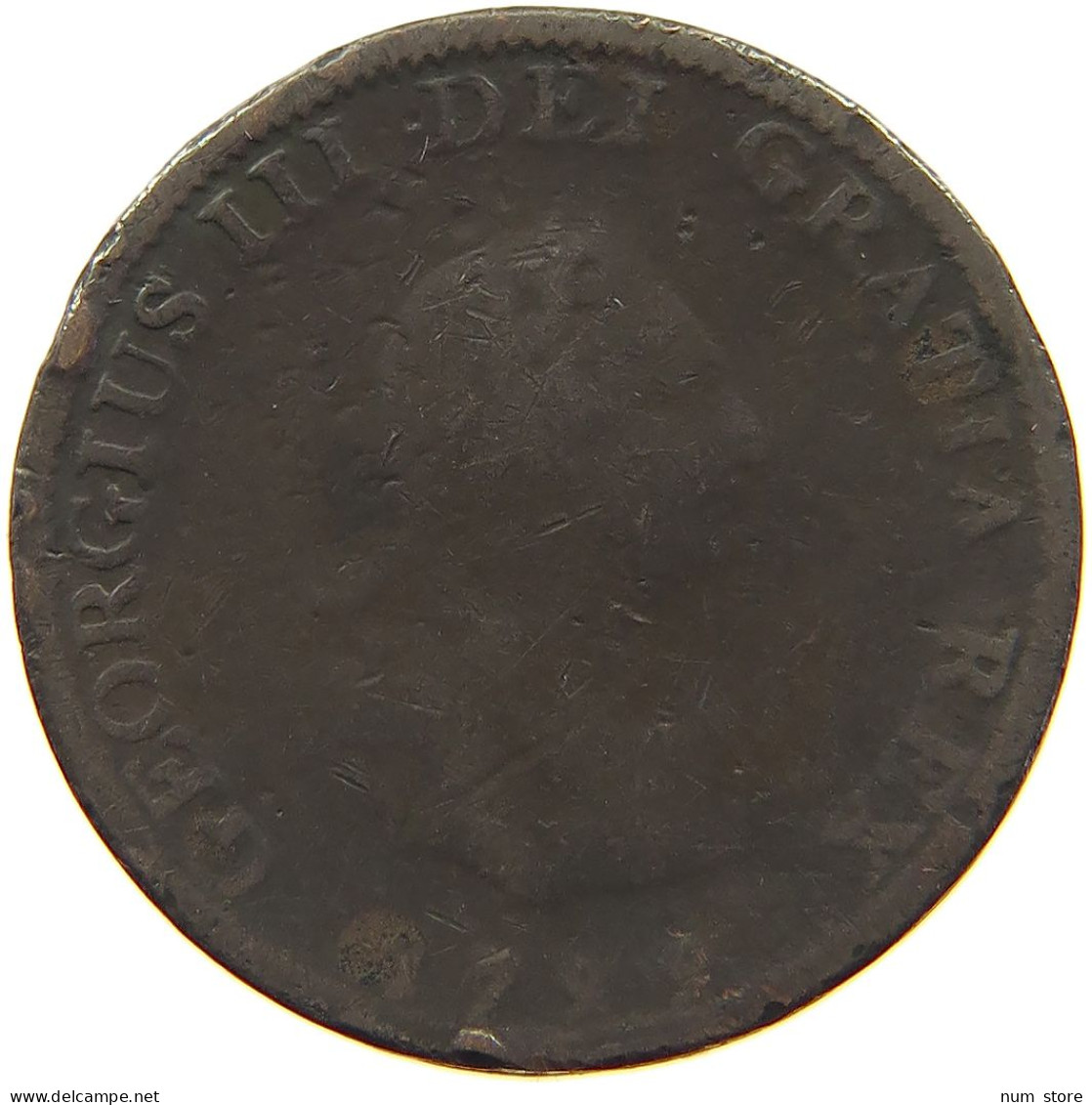 GREAT BRITAIN FARTHING 1799 #a011 0155 - A. 1 Farthing