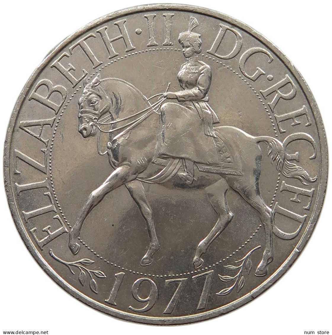 GREAT BRITAIN CROWN 1977 NICKEL #c005 0103 - L. 1 Crown