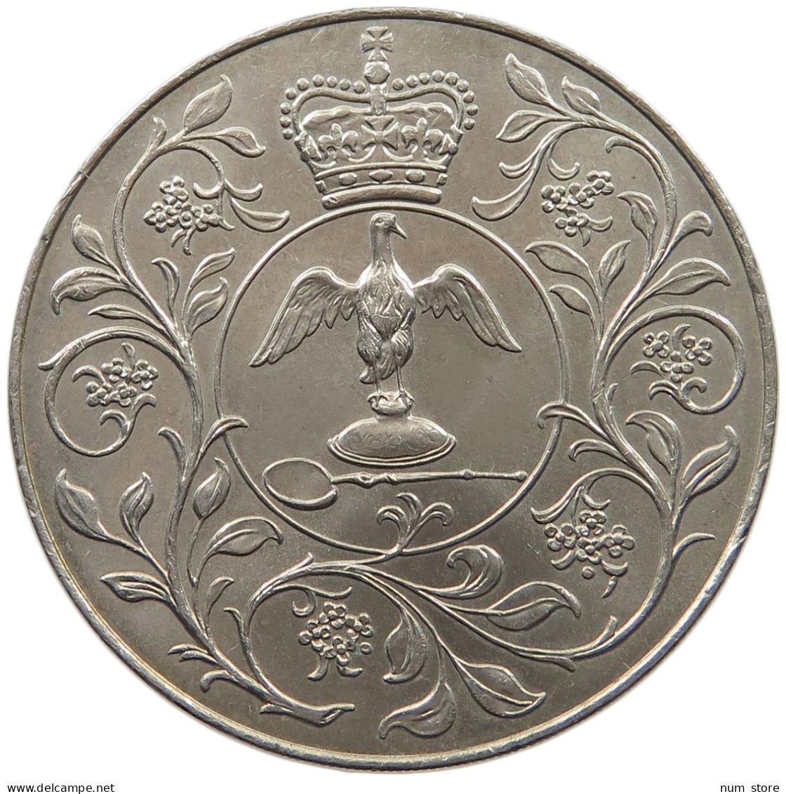 GREAT BRITAIN CROWN 1977 NICKEL #c005 0103 - L. 1 Crown