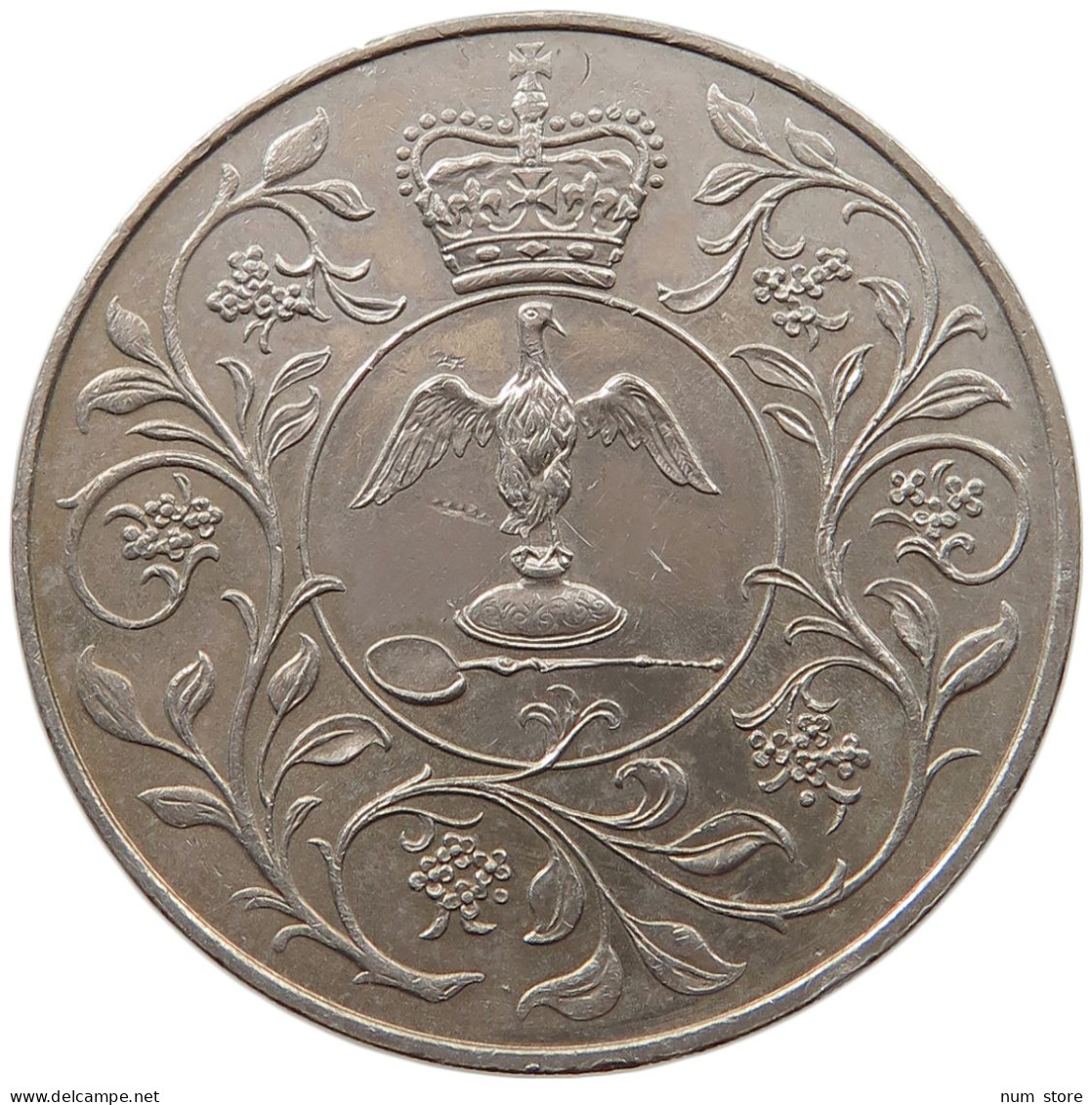 GREAT BRITAIN CROWN 1977 TOP #s018 0039 - L. 1 Crown