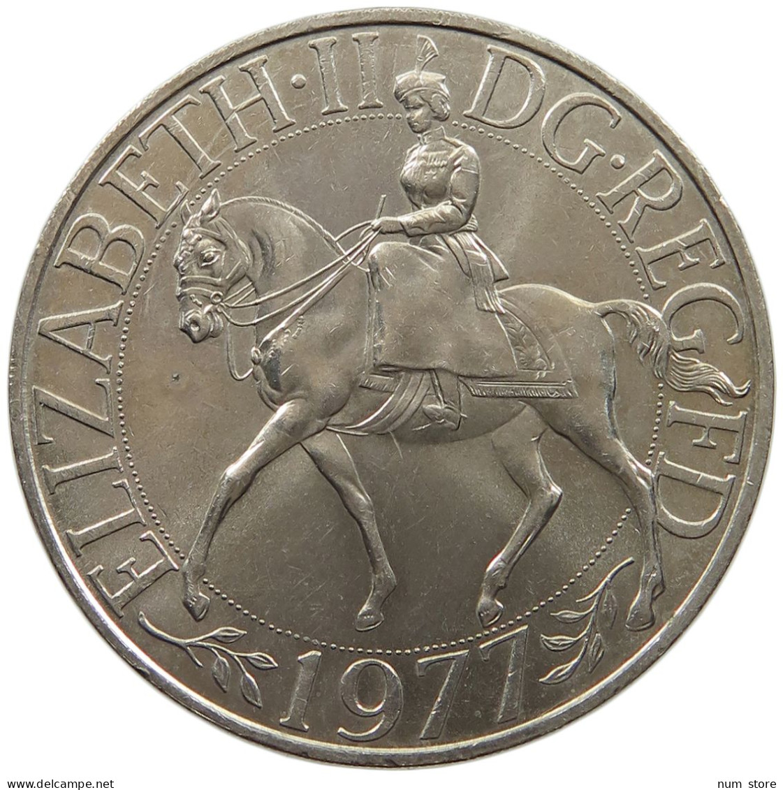 GREAT BRITAIN CROWN 1977 NICKEL #c005 0105 - L. 1 Crown