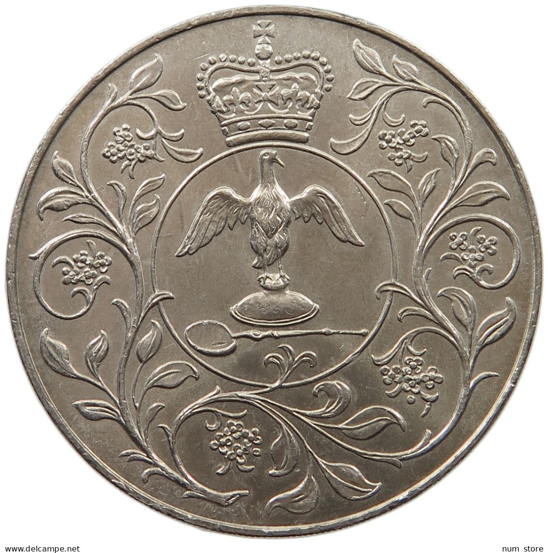 GREAT BRITAIN CROWN 1977 NICKEL #c005 0105 - L. 1 Crown