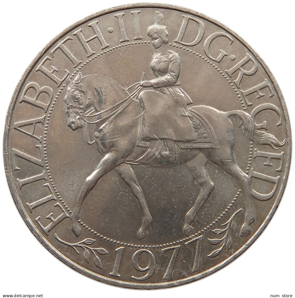 GREAT BRITAIN CROWN 1977 #s018 0025 - L. 1 Crown