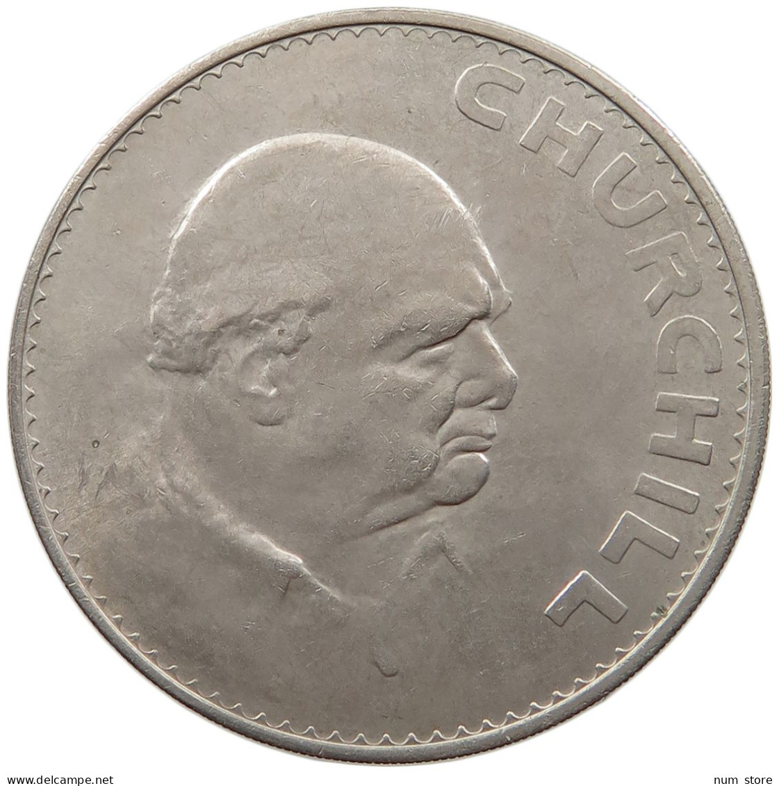 GREAT BRITAIN CROWN 1965 CHURCHILL #sm05 0337 - L. 1 Crown