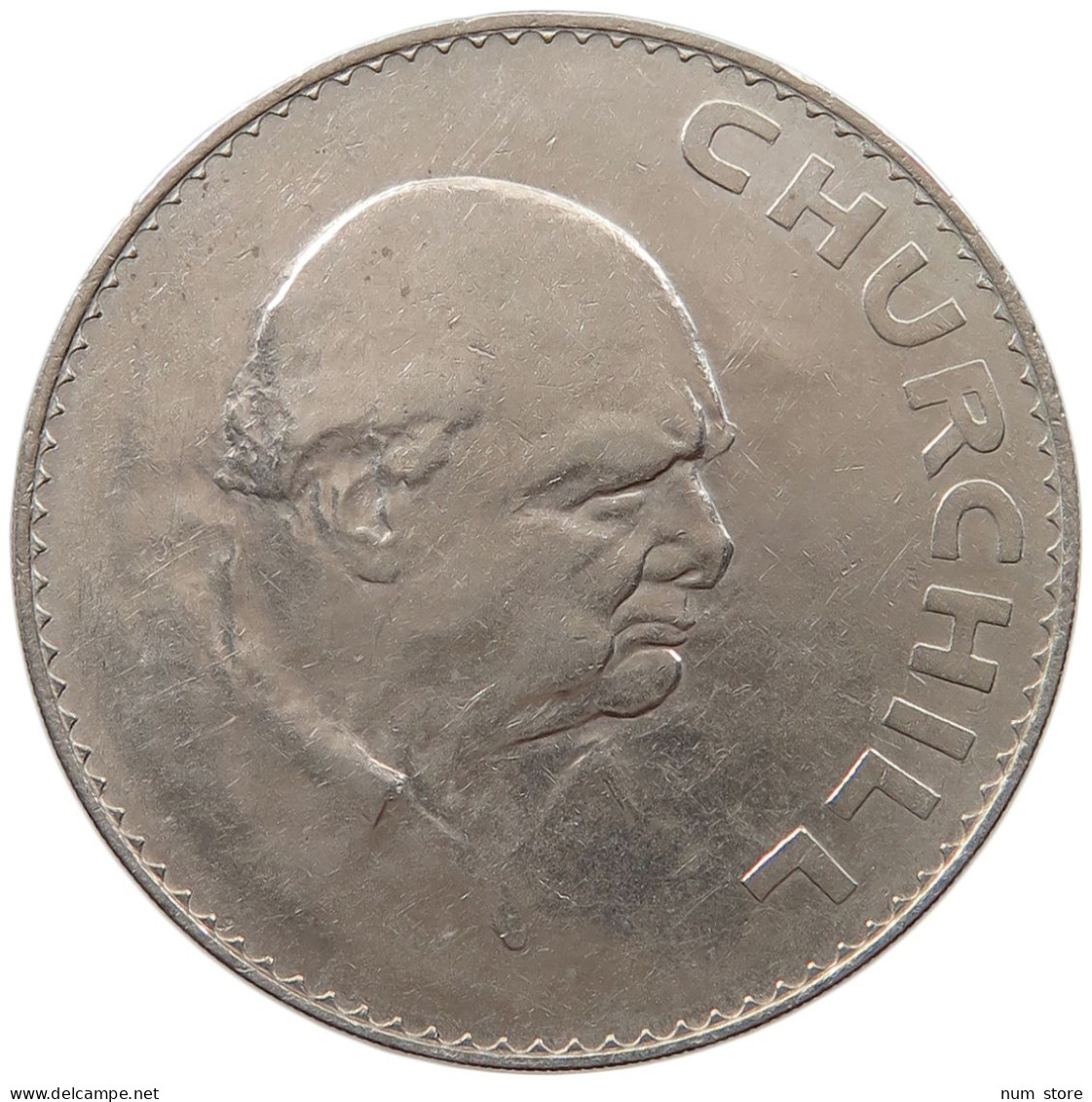 GREAT BRITAIN CROWN 1965 CHURCHILL #s018 0037 - L. 1 Crown