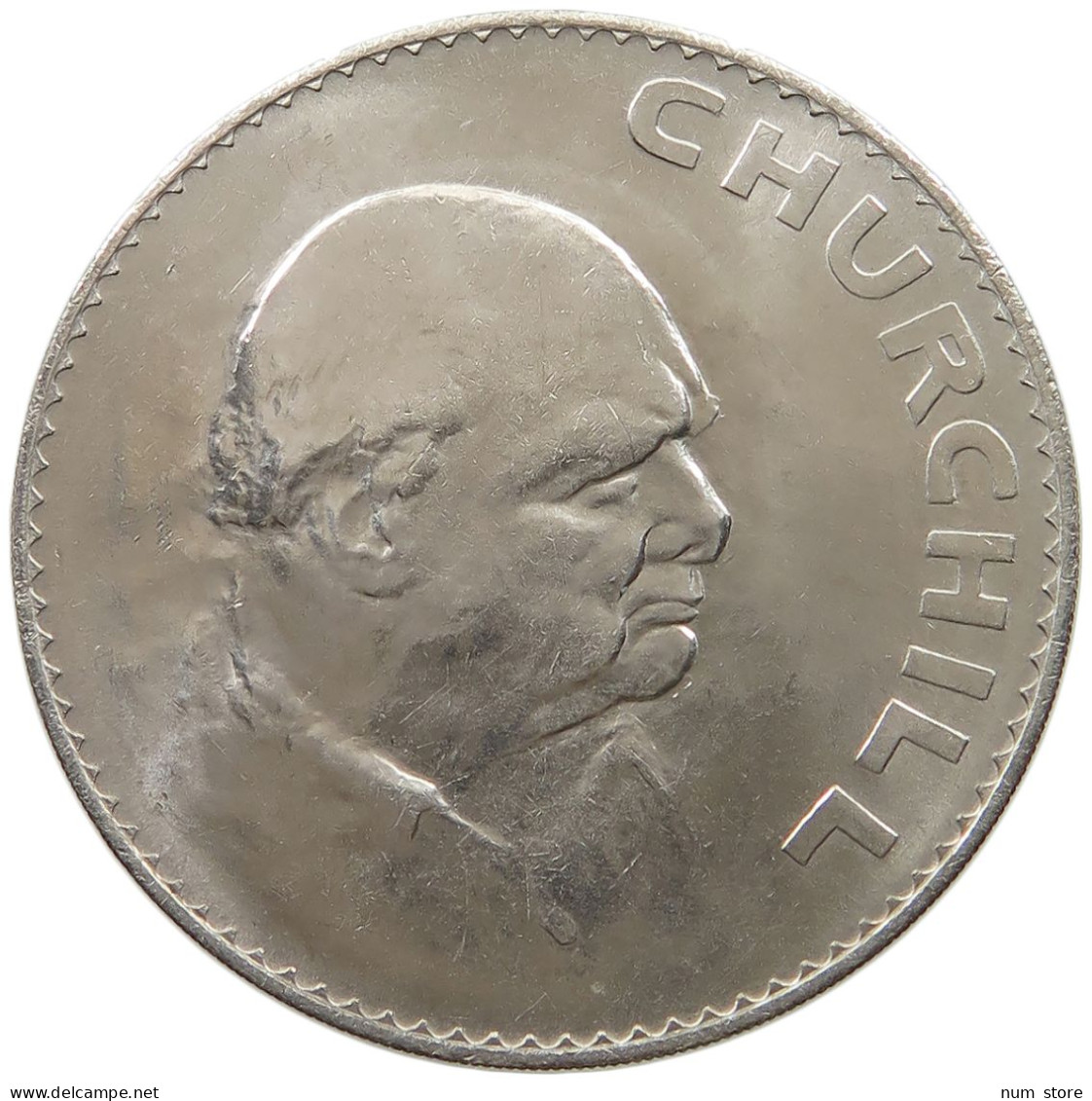 GREAT BRITAIN CROWN 1965 CHURCHILL TOP #s061 0249 - L. 1 Crown