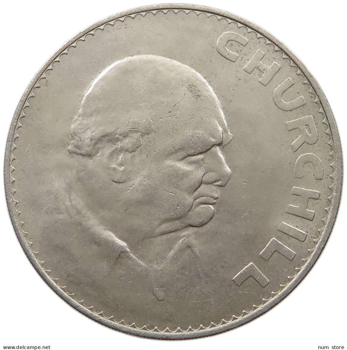 GREAT BRITAIN CROWN 1965 CHURCHILL #tm7 0431 - L. 1 Crown