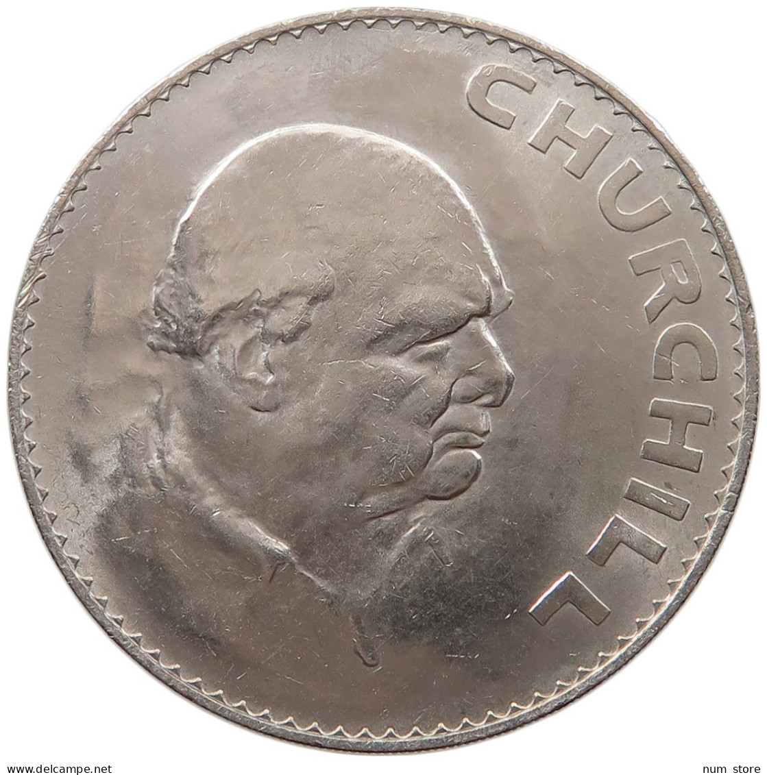 GREAT BRITAIN CROWN 1965 CHURCHILL #s018 0031 - L. 1 Crown