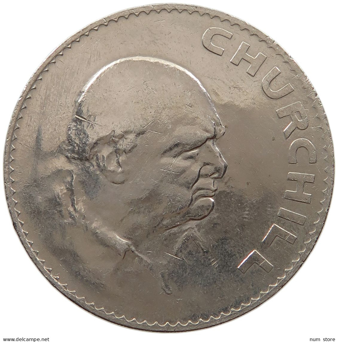 GREAT BRITAIN CROWN 1965 CHURCHILL #s018 0001 - L. 1 Crown