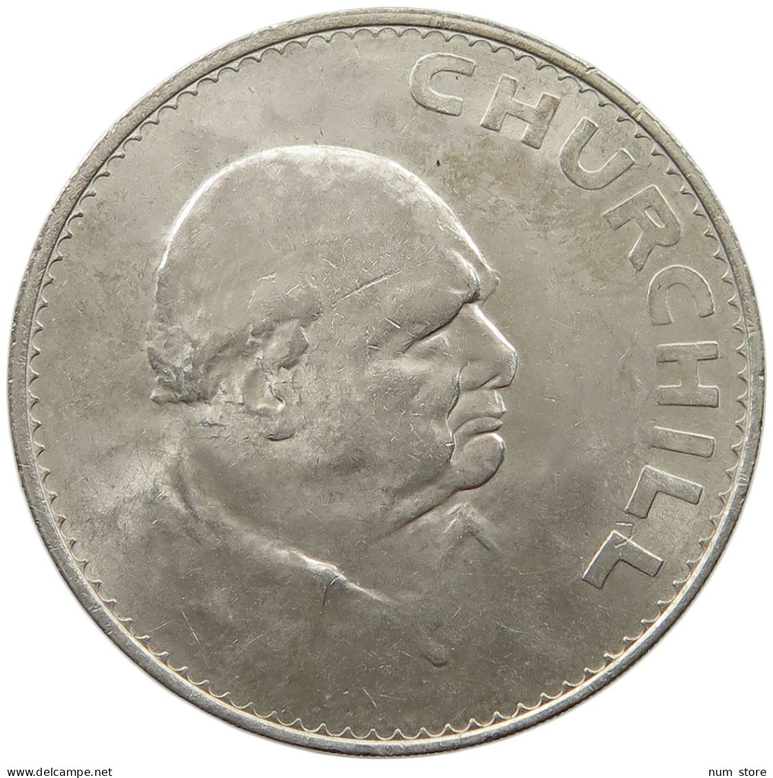 GREAT BRITAIN CROWN 1965 CHURCHILL #a012 0641 - L. 1 Crown