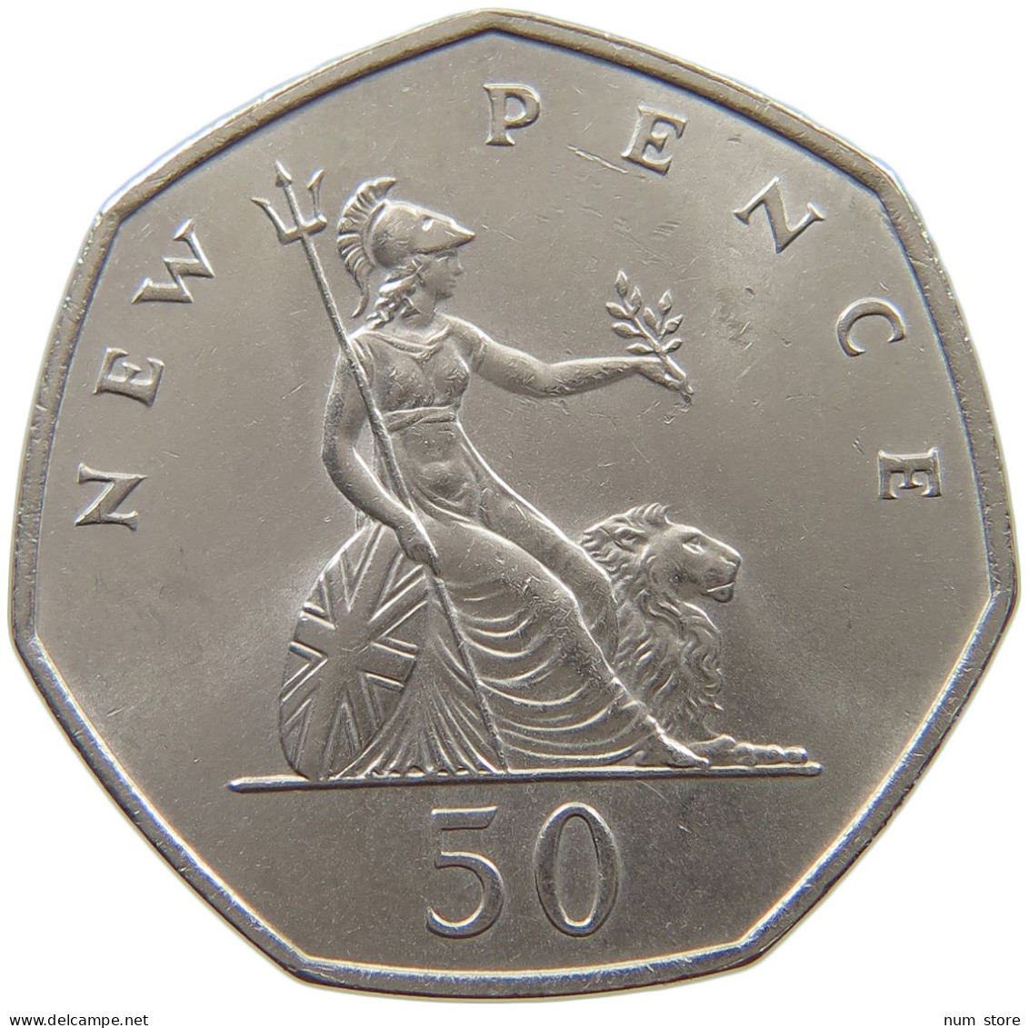 GREAT BRITAIN 50 PENCE 1969 #a069 0543 - 50 Pence