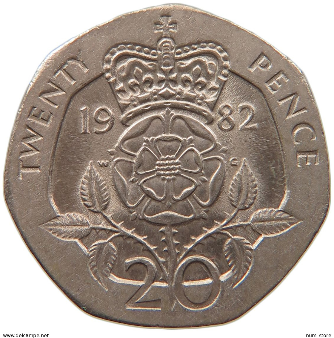 GREAT BRITAIN 20 PENCE 1982 TOP #s022 0003 - 20 Pence