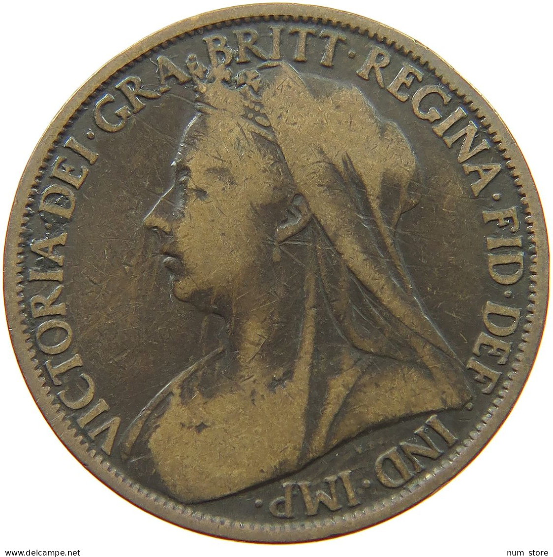 GREAT BRITAIN 1 PENNY 1900 VICTORIA #a008 0249 - D. 1 Penny